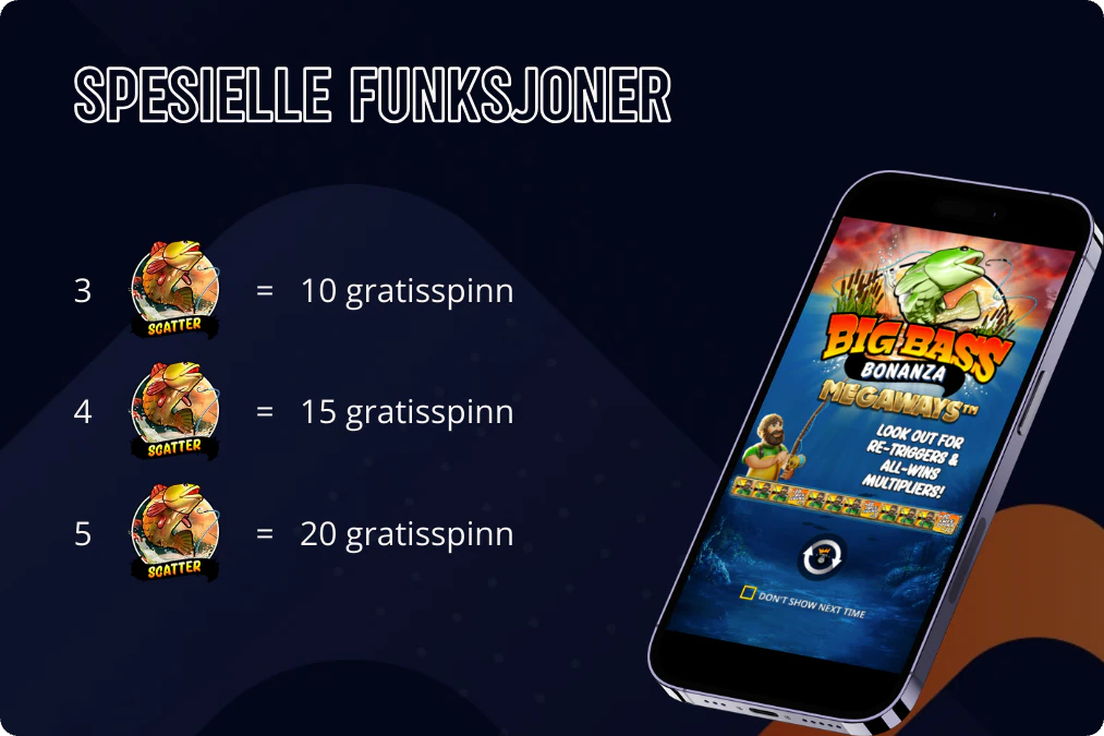 Big Bass Bonanza Spesielle Funksjoner