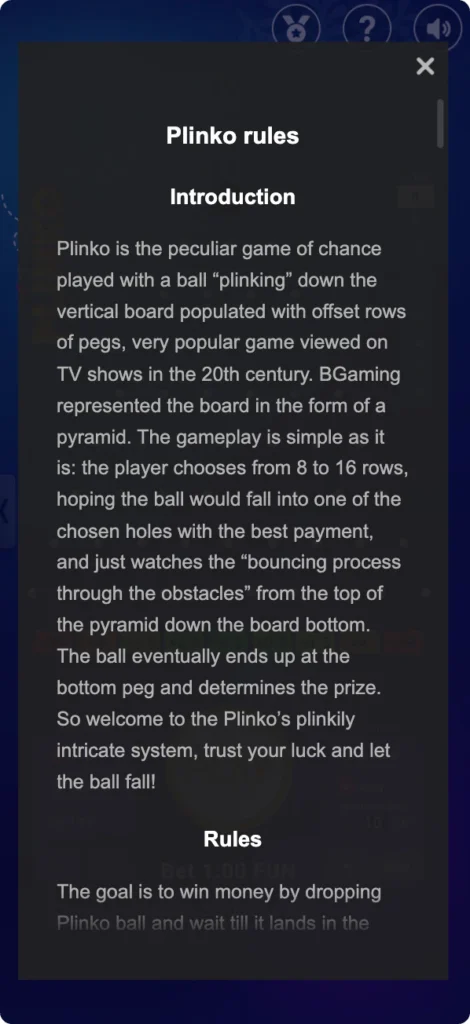 Plinko Norsk tipping