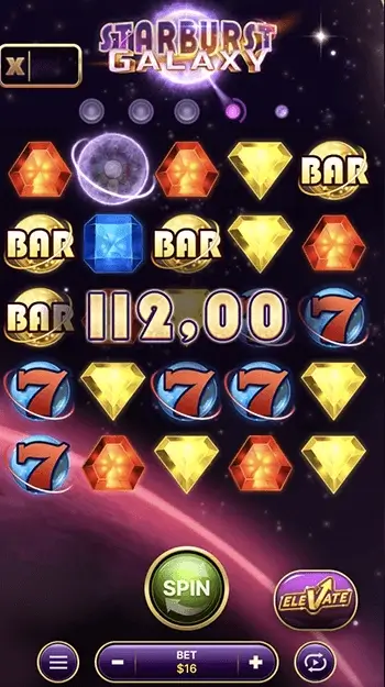 Starburst Galaxy big win