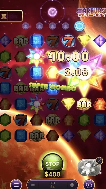 Starburst Galaxy bonus super combo