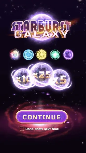 Starburst Galaxy slot